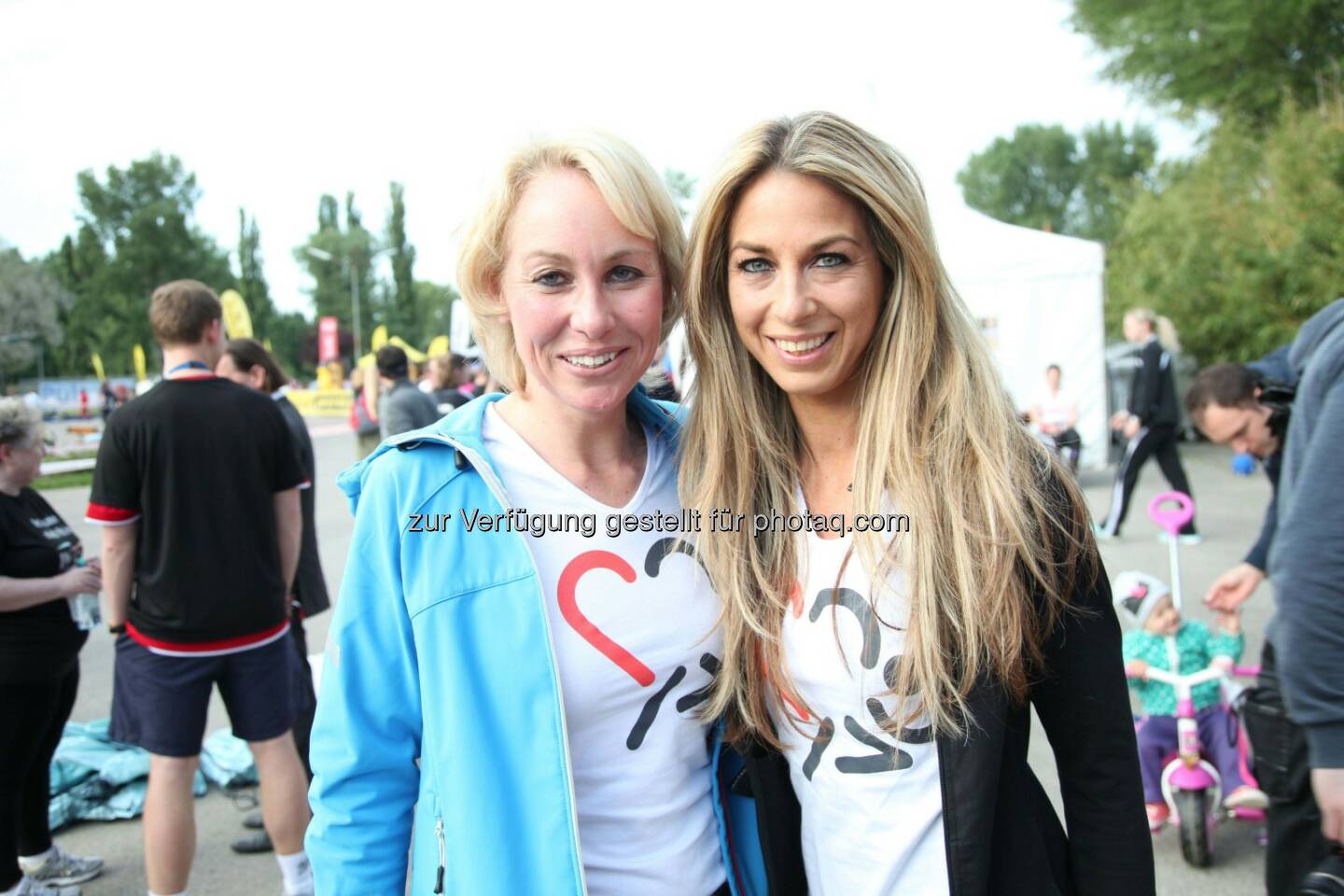 Christine Grafinger, Prokuristin der msm sportmedia marketing, Dancer Against Cancer-Initiatorin Yvonne Rueff