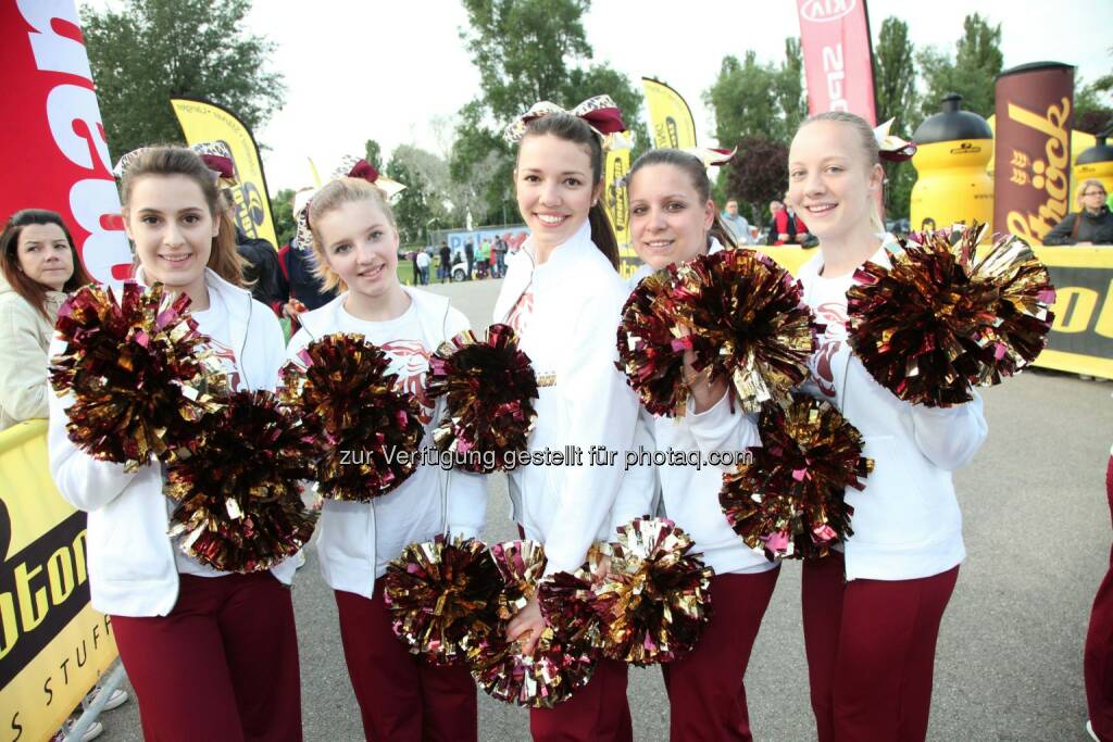 Wildcats Cheerleaders beim Wiener Herzlauf, © leisure.at/Arman Rastegar (06.05.2014) 