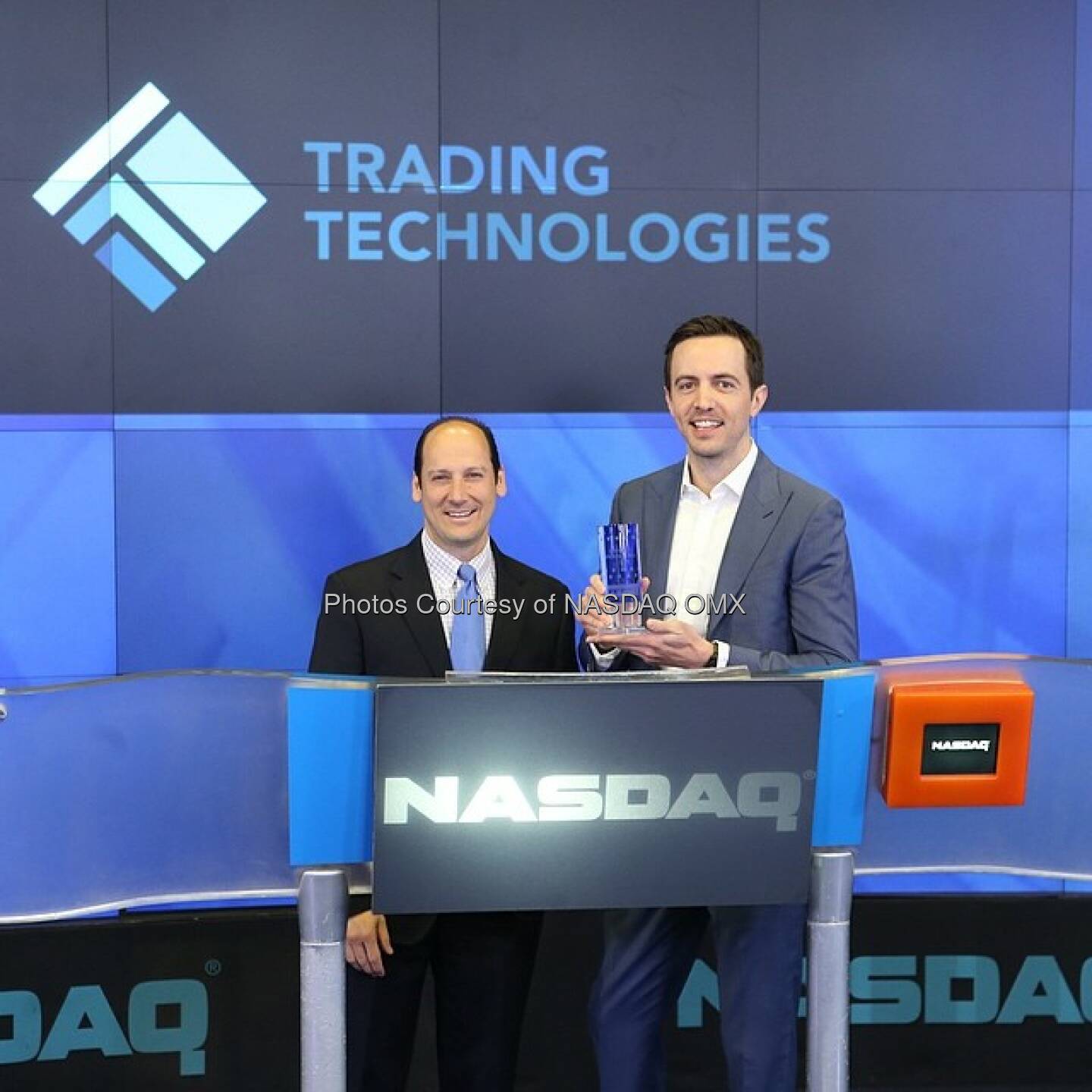 Trading Technologies Nasdaq Opening Bell Source: http://facebook.com/NASDAQ