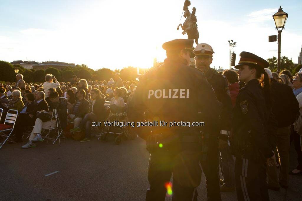 Polizei, Fest der Freude 2014, © Martina Draper für Wiener Symphoniker (09.05.2014) 