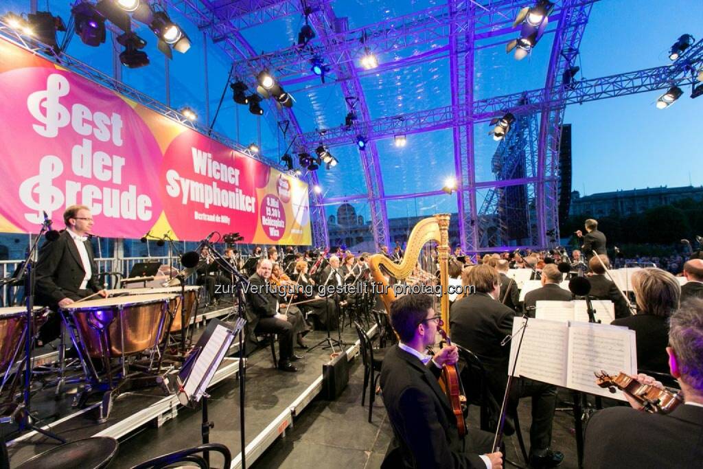 auf der Bühne, Fest der Freude 2014, © Martina Draper für Wiener Symphoniker (09.05.2014) 