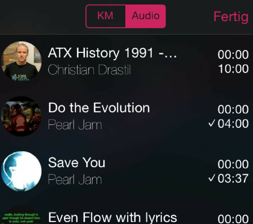 Ein Schreibtischtest: 10:00 Runplugged-Zeit eingegeben und meine ATX-History mit Pearl Jam (habe ich am Handy) gemischt. Alle 10 Min wurde gewechselt und die Files spielen beim Wechsel immer dort weiter, wo zuletzt pausiert wurde. Wichtig: Ihr müsst nicht mixen und könnt natürlich auch zwei Musiklisten in Rotation schicken. Der Finanzcontent ist keinesfalls Pflicht ... Appdownload unter http://bit.ly/1lbuMA9 (10.05.2014) 