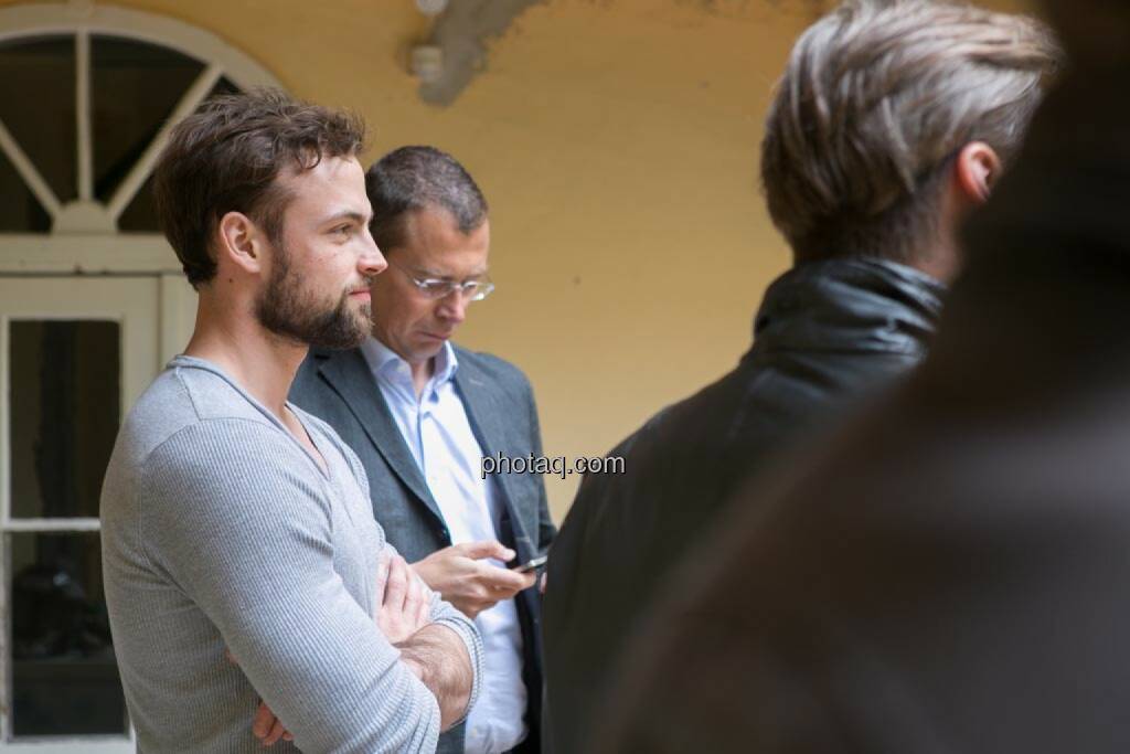 Artur Zolkiewicz (Nixe), Wolfgang Siegl-Cachedenier (startupps.net), © finanzmarktfoto.at/Martina Draper (15.05.2014) 