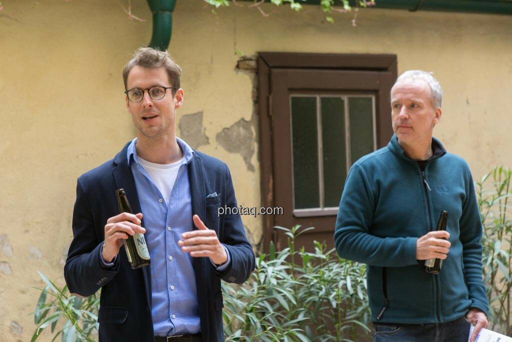 Constantin Simon (Nixe), Christian Drastil, © finanzmarktfoto.at/Martina Draper (15.05.2014) 