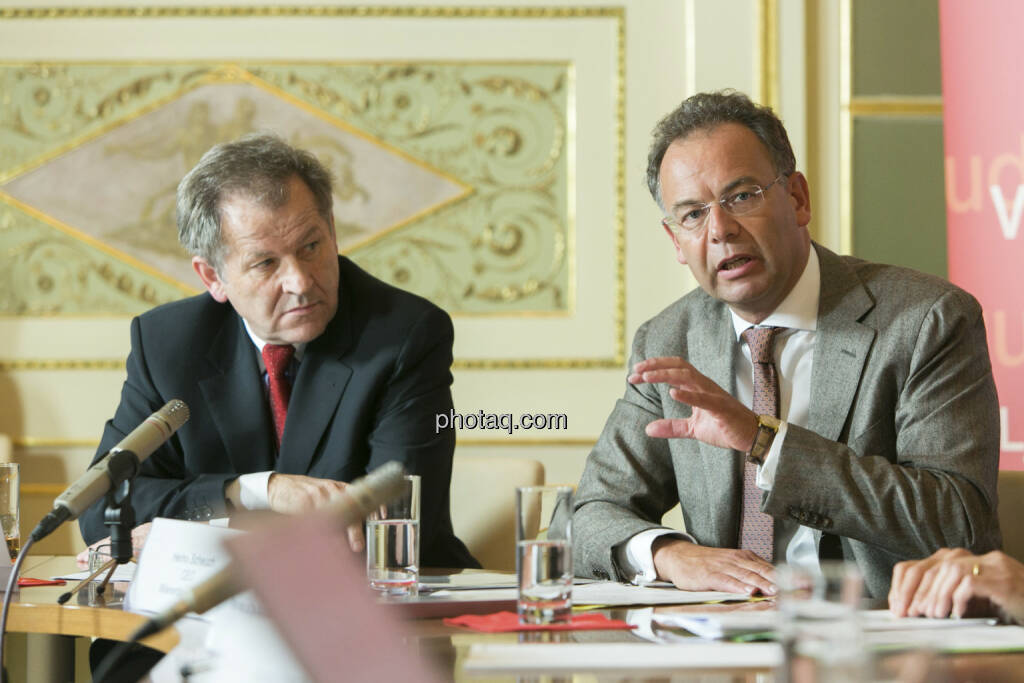 Eduard Zehetner (Immofinanz), Heimo Scheuch (Wienerberger), © Martina Draper (15.12.2012) 