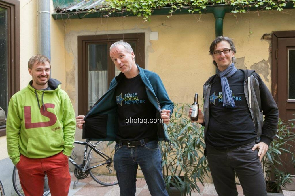 Thomas Hapala (wikifolio), Christian Drastil, Josef Chladek, © finanzmarktfoto.at/Martina Draper (15.05.2014) 