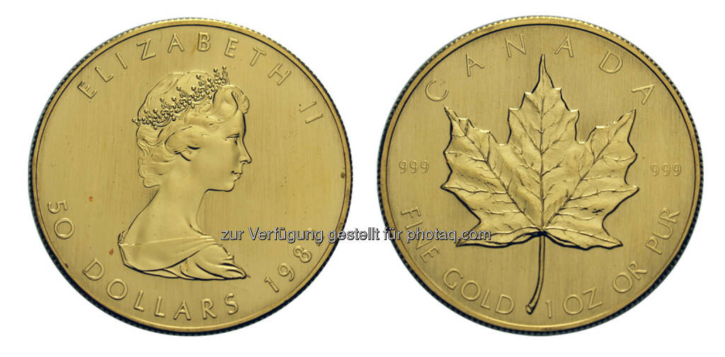 50 Dollar Maple Leaf, Kanada, Ottawa, 1982, Gold (18.05.2014) 