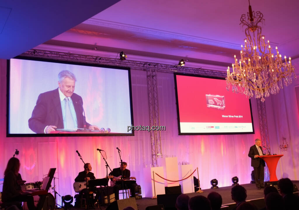 Jean-Claude Trichet war Hauptredner beim Wiener Börsepreis 2014, © Drastil / bzw. Wiener Börse (2) (20.05.2014) 