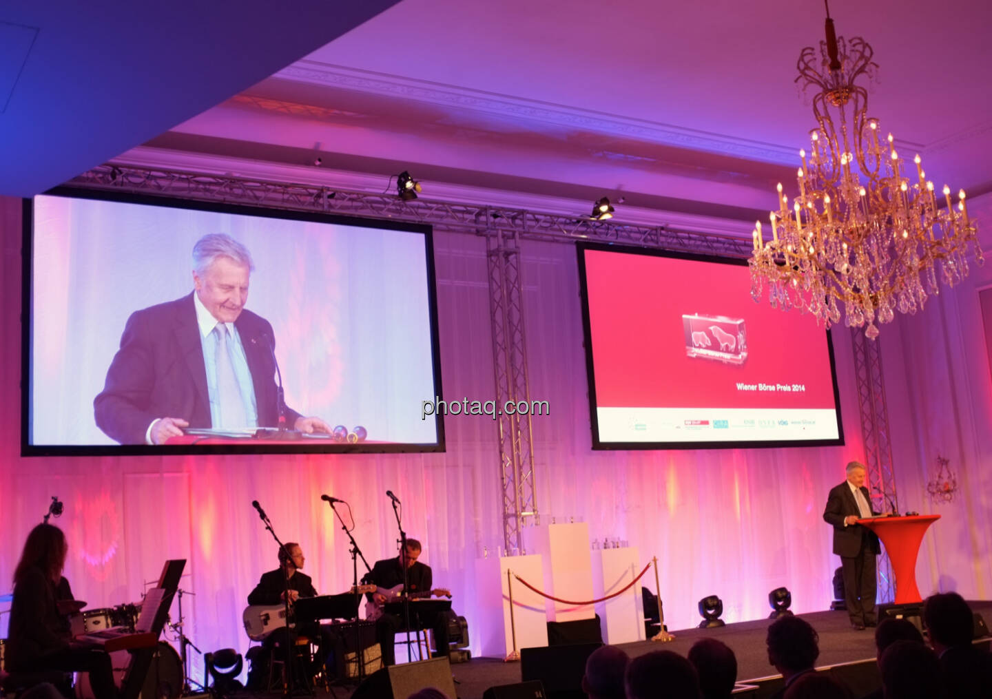 Jean-Claude Trichet war Hauptredner beim Wiener Börsepreis 2014