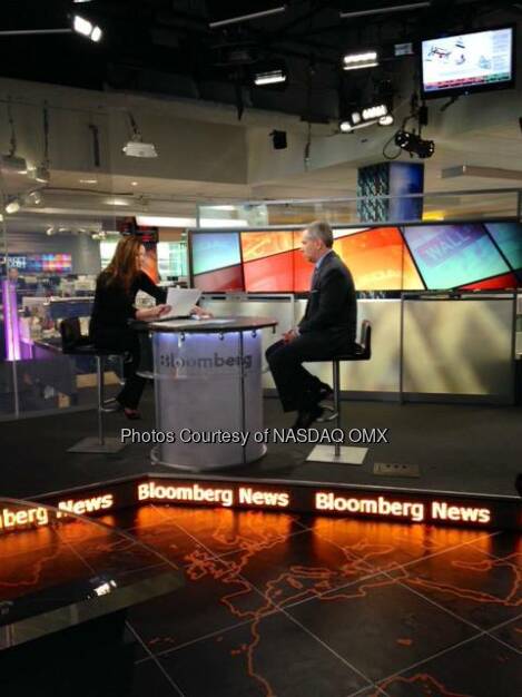 Nasdaq OMX's CFO Lee Shavel discusses technology, disruption and the IPO Market with Trish Regan on Bloomberg TelevisionV  Source: http://facebook.com/NASDAQ (21.05.2014) 
