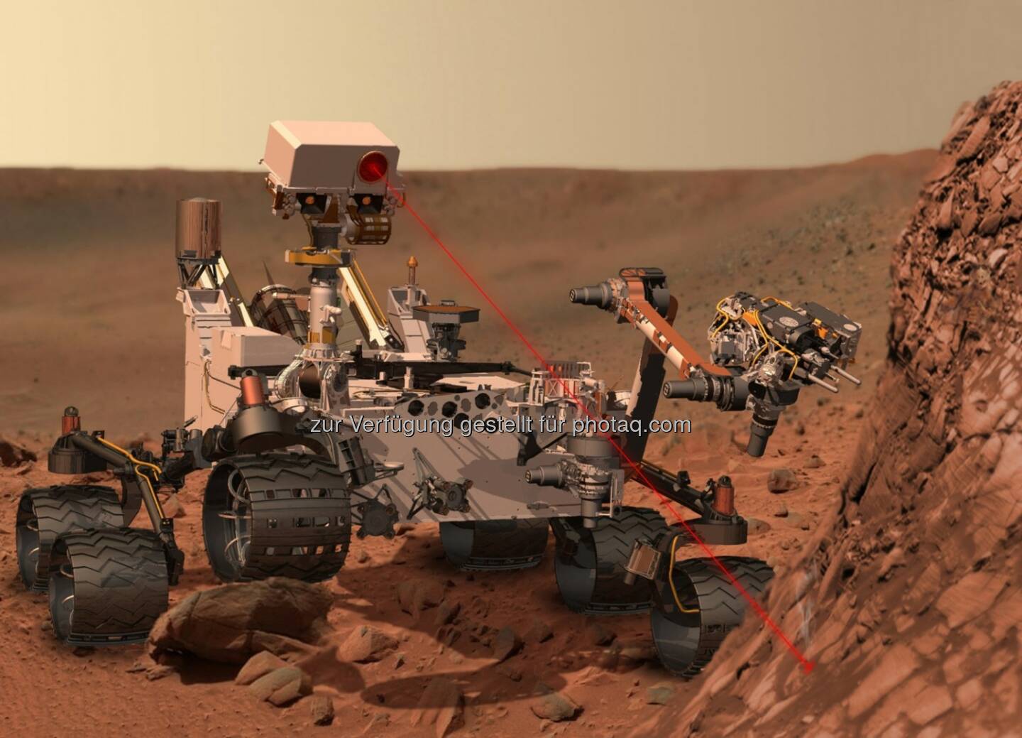 Rover Curiosity dank Siemens PLM Software auf dem Mars unterwegs