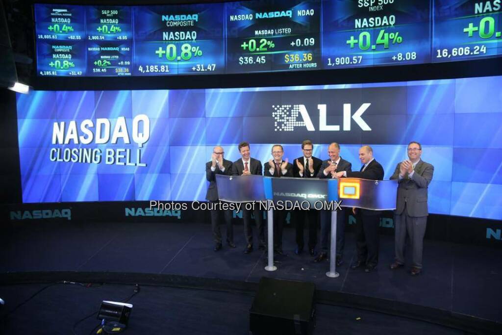 $ALKB: Alk-Abelló rings the Nasdaq OMX Closing Bell - http://facebook.com/NASDAQ (24.05.2014) 