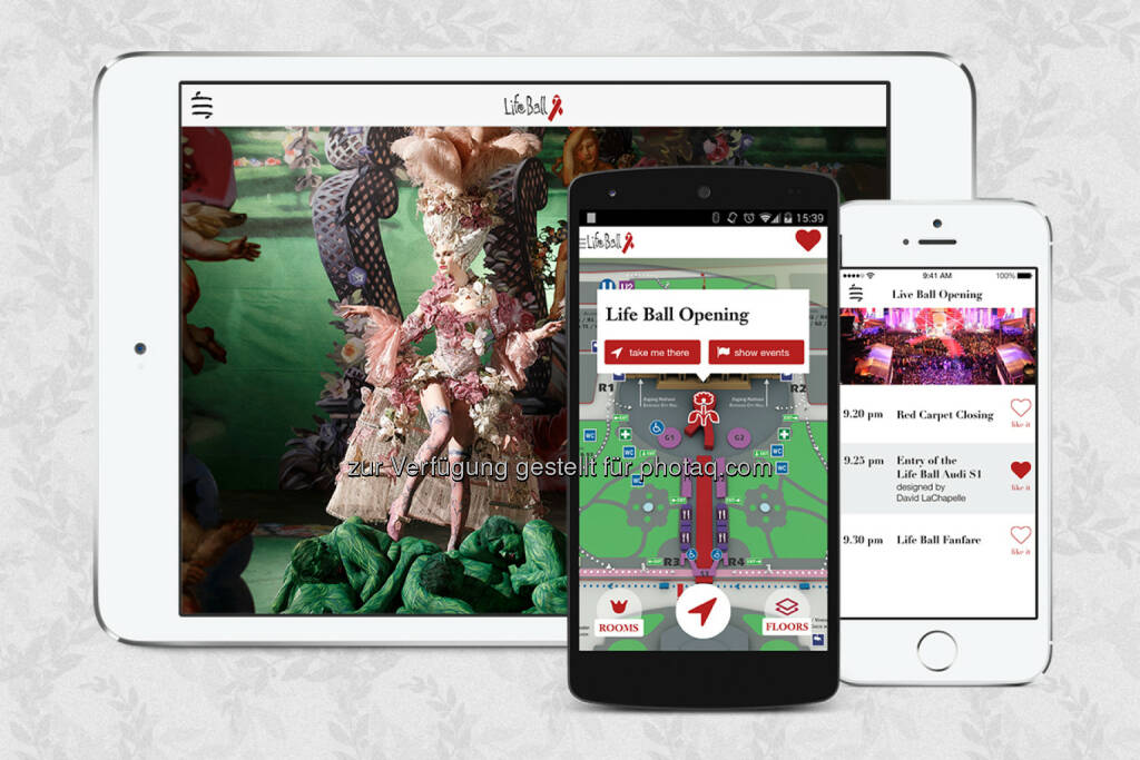 Life Ball App 2014 von indoo.rs, der Wiener App Agentur blockhaus und StickNFind. (27.05.2014) 