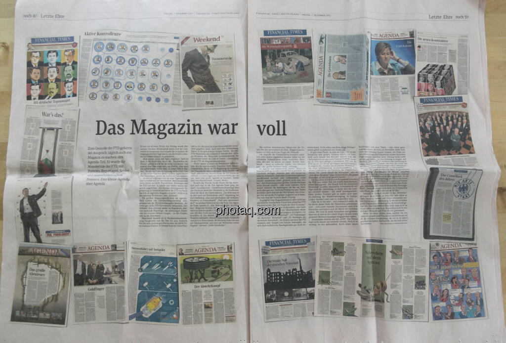 Financial Times Deutschland, © Martina Draper/finanzmarktfoto.at (28.12.2012) 