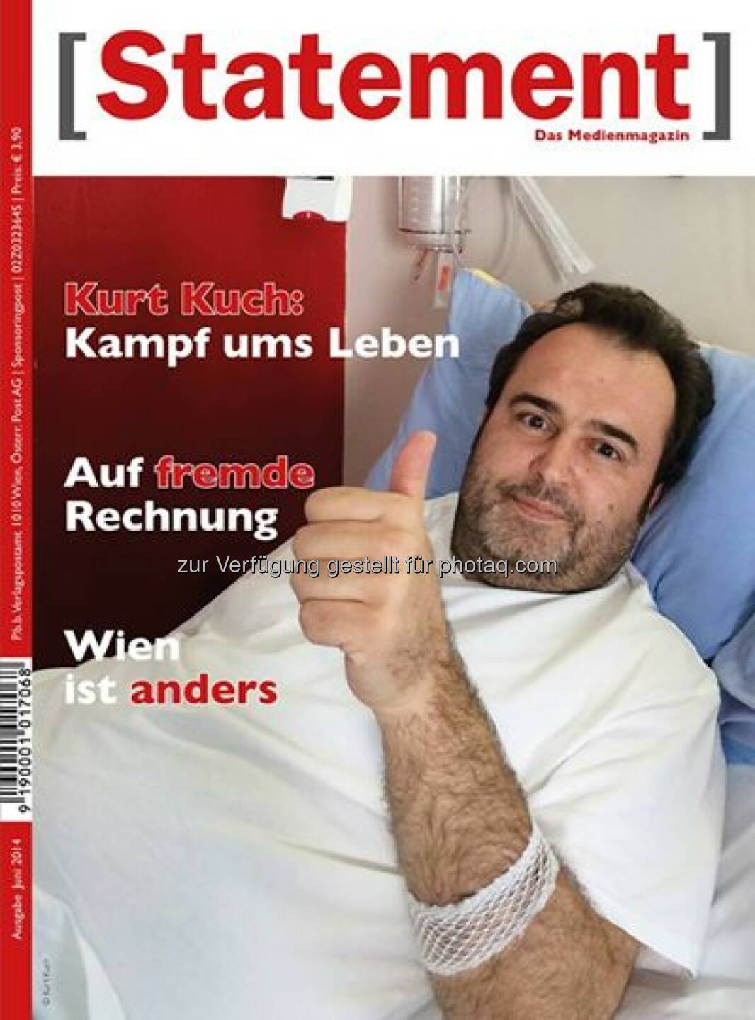 Österreichischer Journalisten Club: Das Medienmagazin [Statement] bringt ein berührendes Interview über den beeindruckenden Lebenswillen mit Kurt Kuch