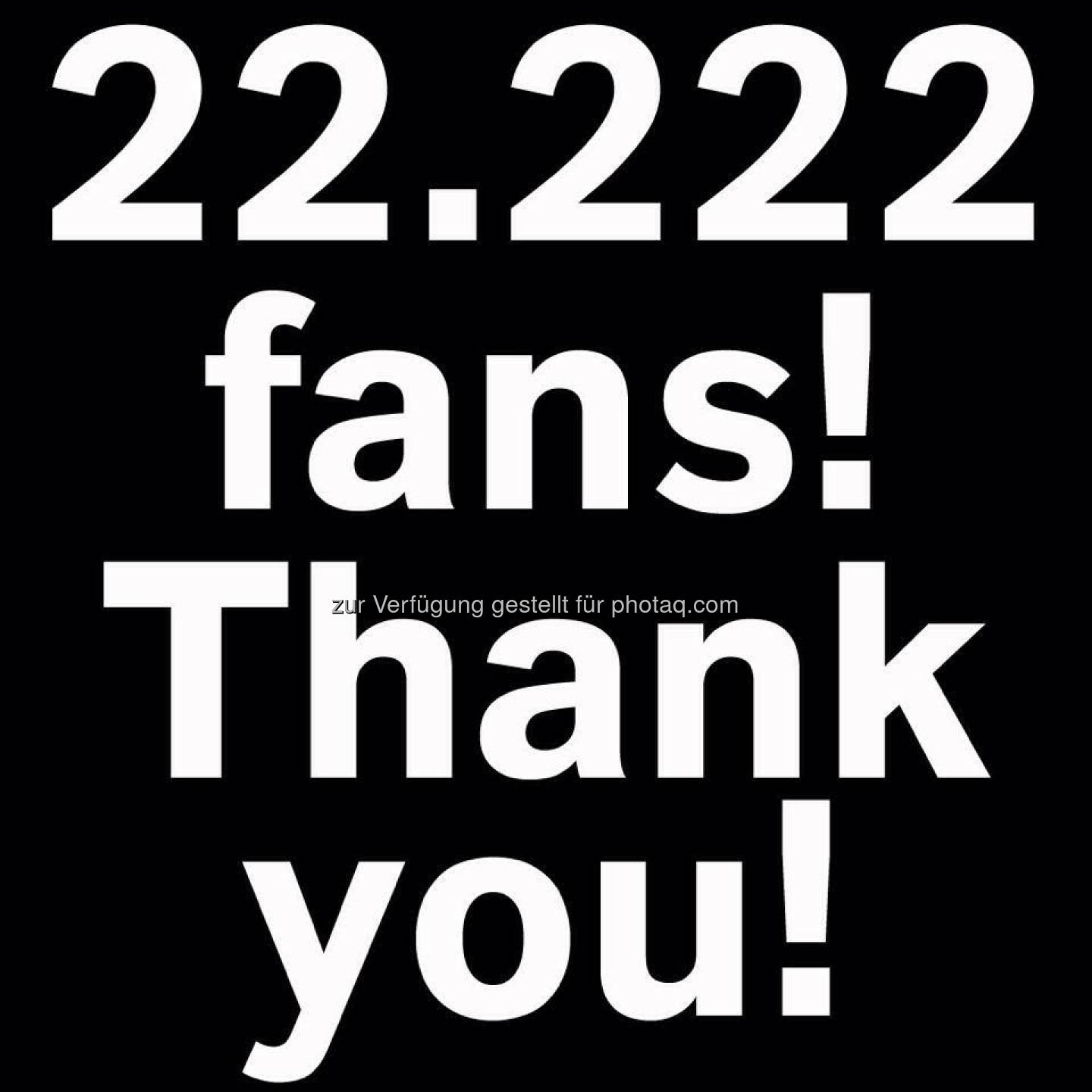22.222 likes! Thanks for all your support and being a part of the #LANXESS community! Have a great day!  Source: http://facebook.com/LANXESS