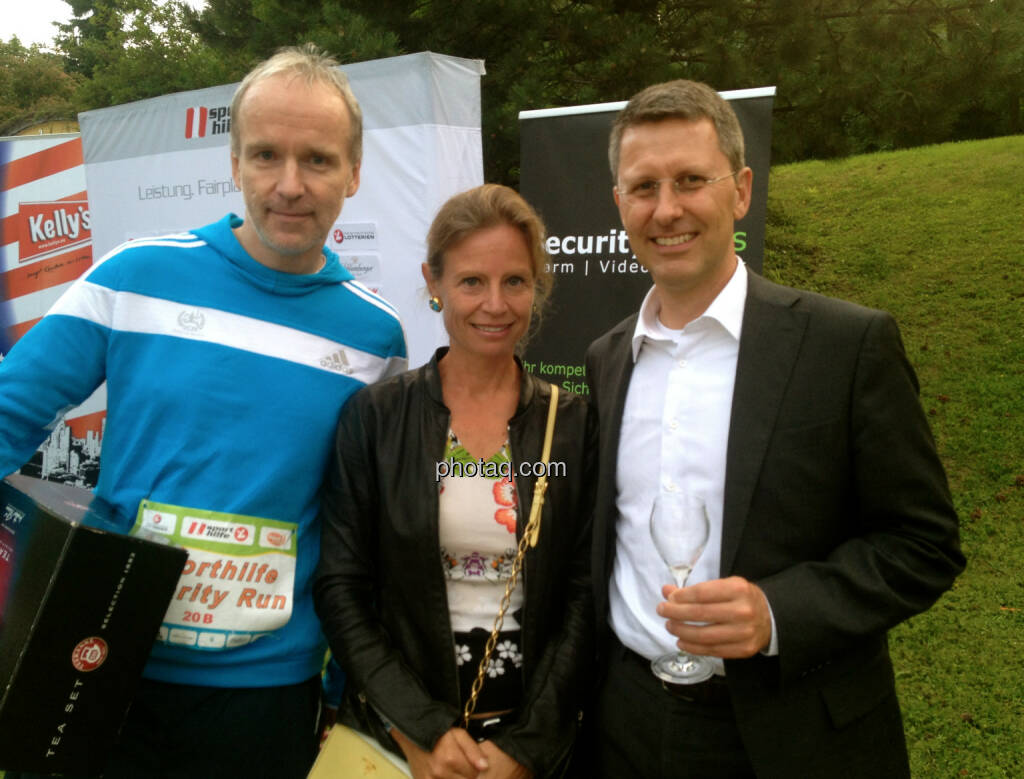 Christian Drastil, Dagmar Rabensteiner und Schlumberger-Vorstand Wolfgang Spiller, © Handypics für einen christian-drastil.com/blog (03.06.2014) 