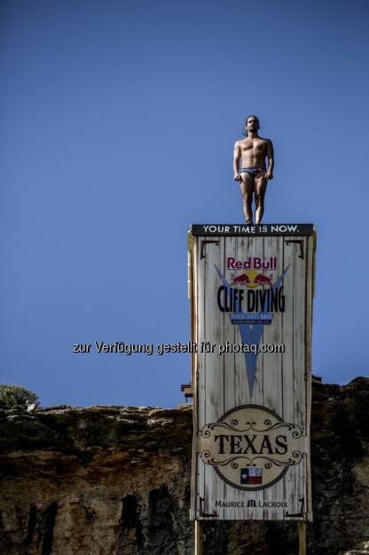 Orlando Duque, Red Bull Cliff Diving Texas, © Maurice Lacroix, Red Bull (11.06.2014) 