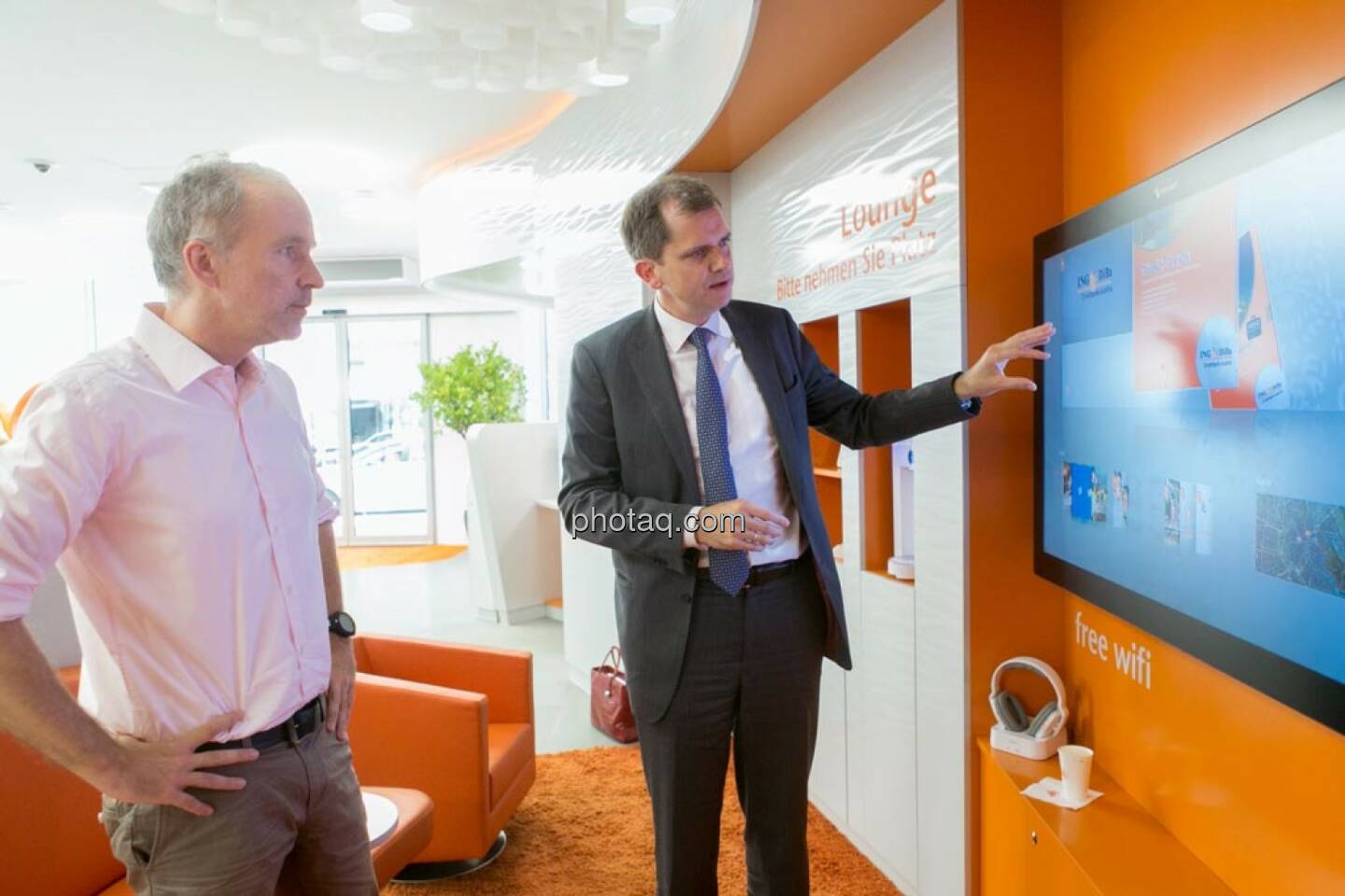 Christian Drastil, Roel Huisman (CEO ING-DiBa Direktbank Austria)