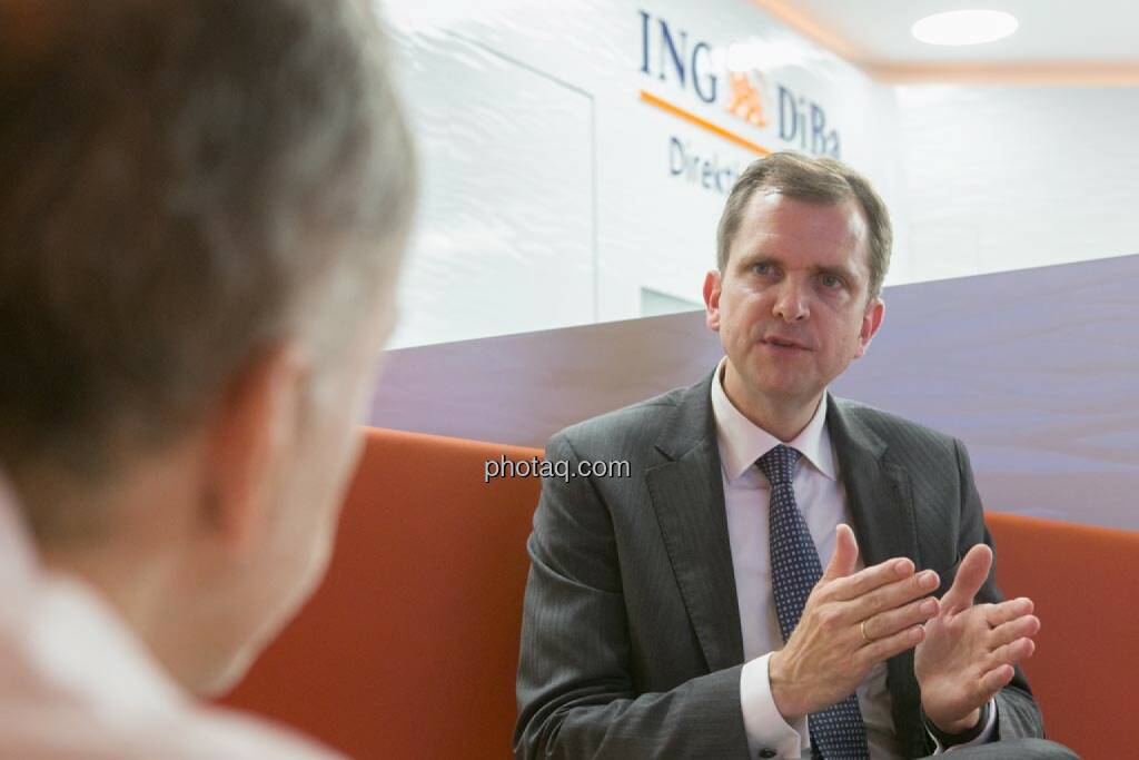Roel Huisman (CEO ING-DiBa Direktbank Austria), © photeq/Martina Draper (12.06.2014)