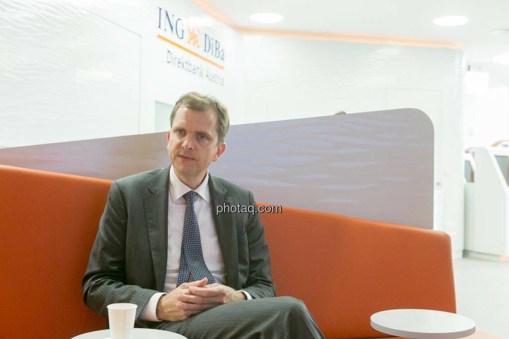 Roel Huisman (CEO ING-DiBa Direktbank Austria), © photeq/Martina Draper (12.06.2014) 