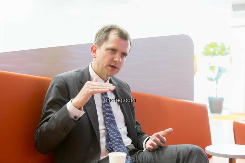 Roel Huisman (CEO ING-DiBa Direktbank Austria), © photeq/Martina Draper (12.06.2014) 