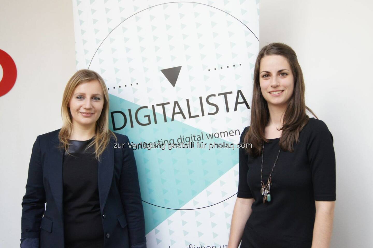 Elisabeth Oberndorfer (Digitalista), Eva Oberecker (MindTake Research): Digitalista hat bei einem Pressegespr&auml;ch die Studie zur &ouml;sterreichischen Digital-Branche vorgestellt. Foto (c) Digitalista Teresa Hammerl 
