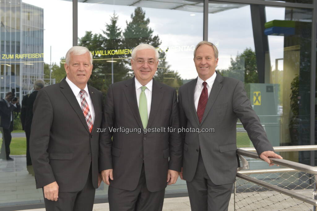 Walter Rothensteiner als Generalanwalt des ÖRV wiedergewählt, im Bild mit seinen beiden Stellvertretern Jakob Auer (l.) und Wilfried Thoma. Fotocredit: ÖRV 
 (14.06.2014) 