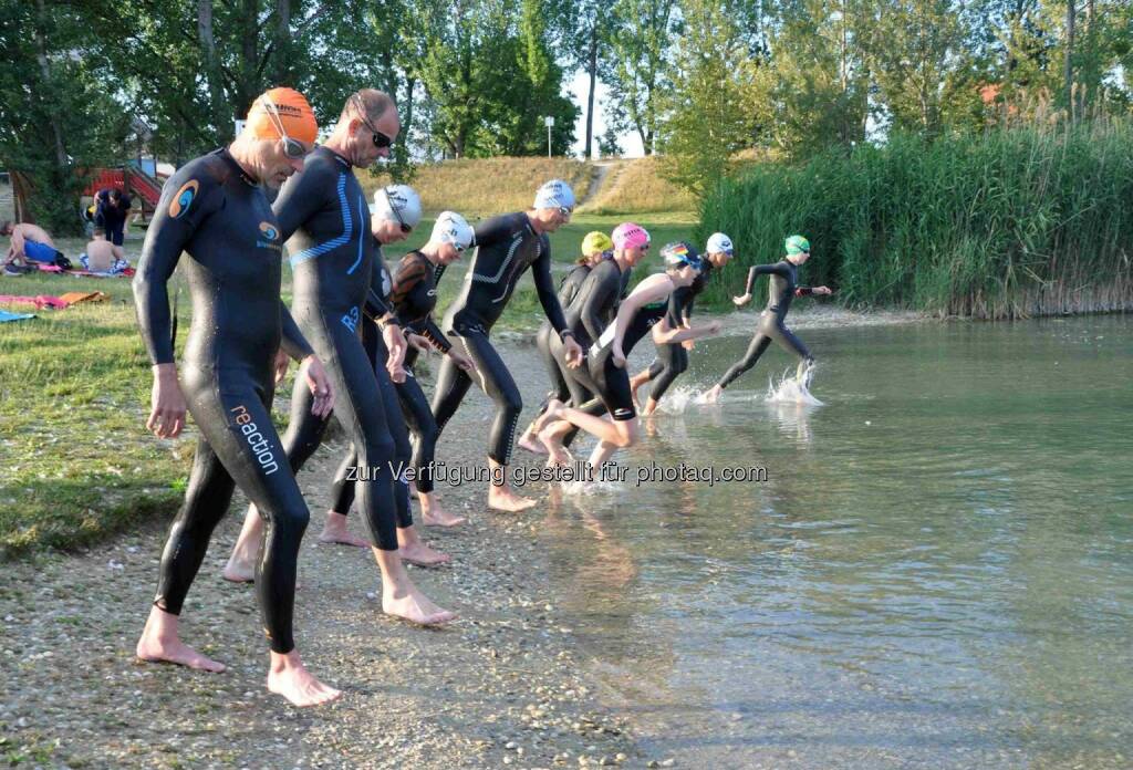 Start, Tristyle-Vereinstraining Freiwasserschwimmen, © www.tristyle.at (21.06.2014) 