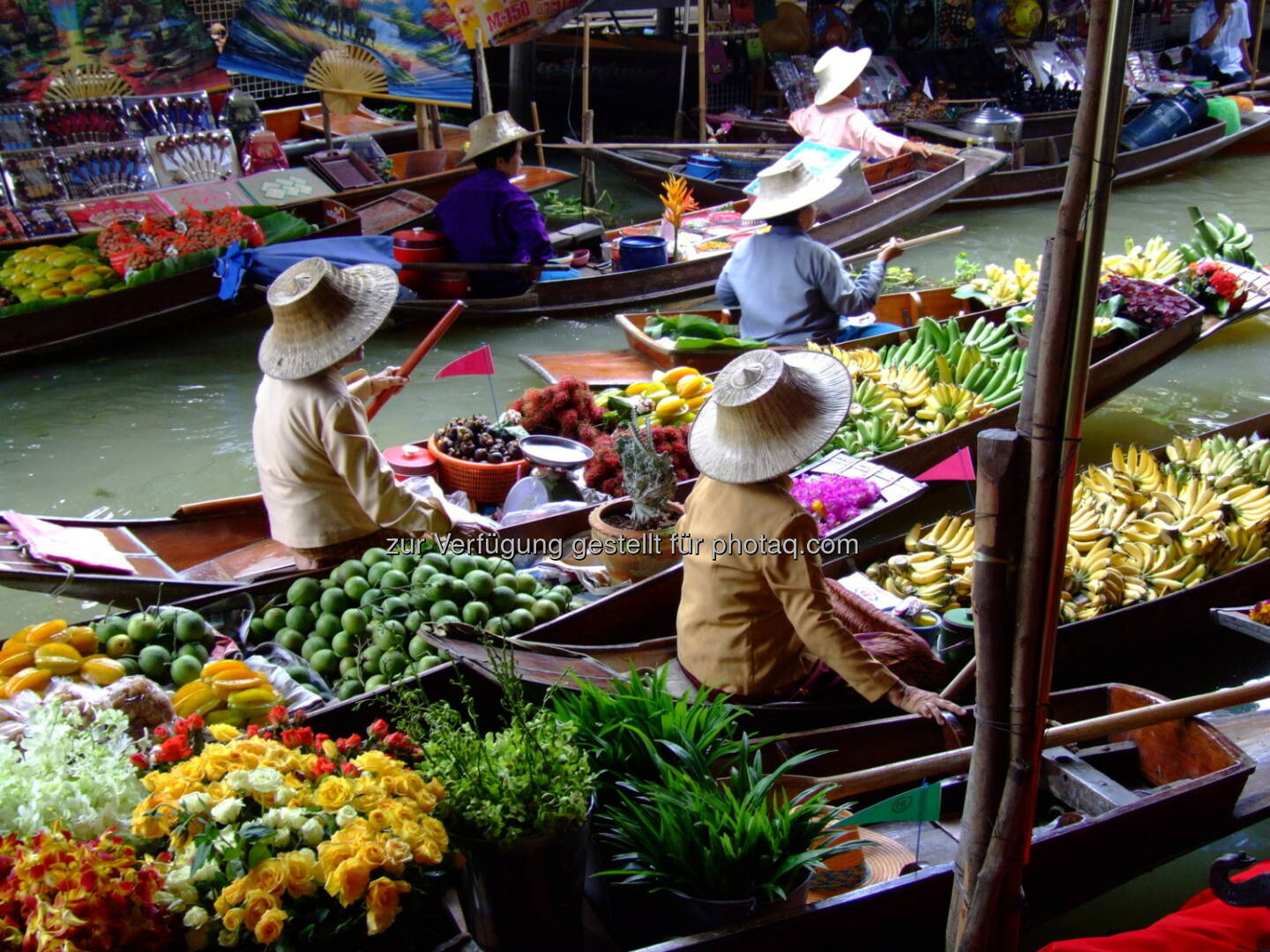 Sehenswert -  die schwimmenden Märkte von Bangkog - Foto: Fotolia, Abdruck honorarfrei
