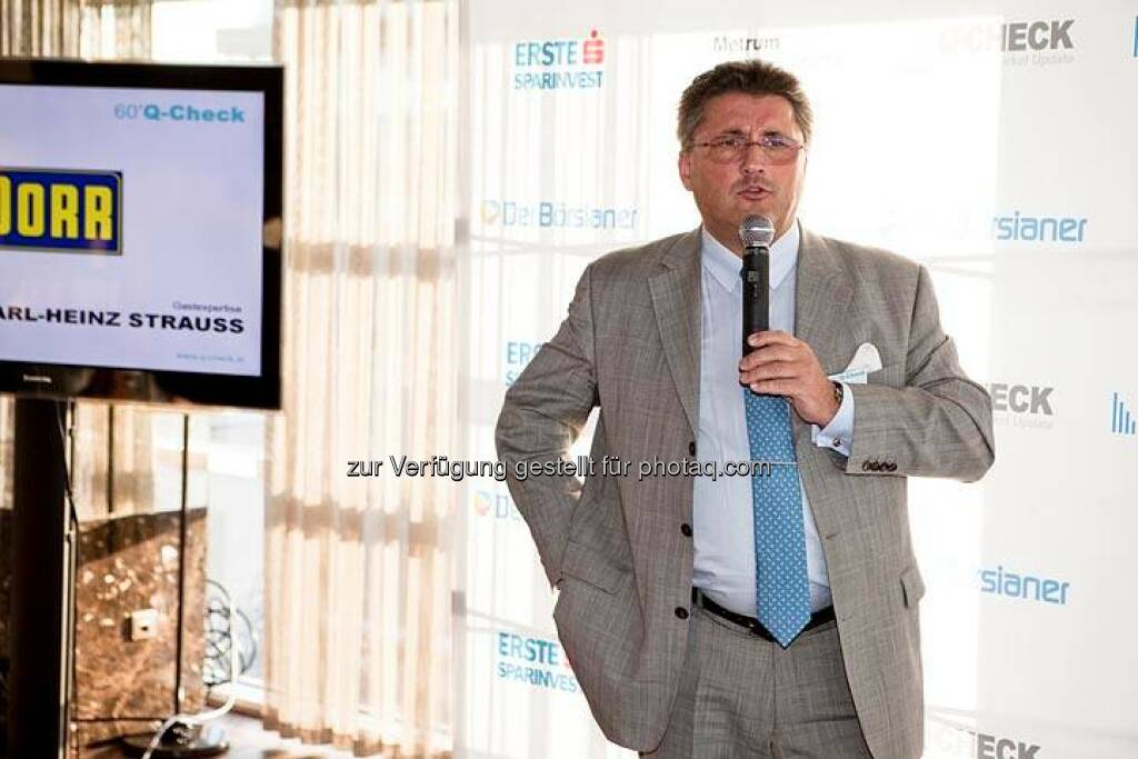 Karl-Heinz Strauss (Porr) (Bild: DerBörsianer) (25.06.2014) 