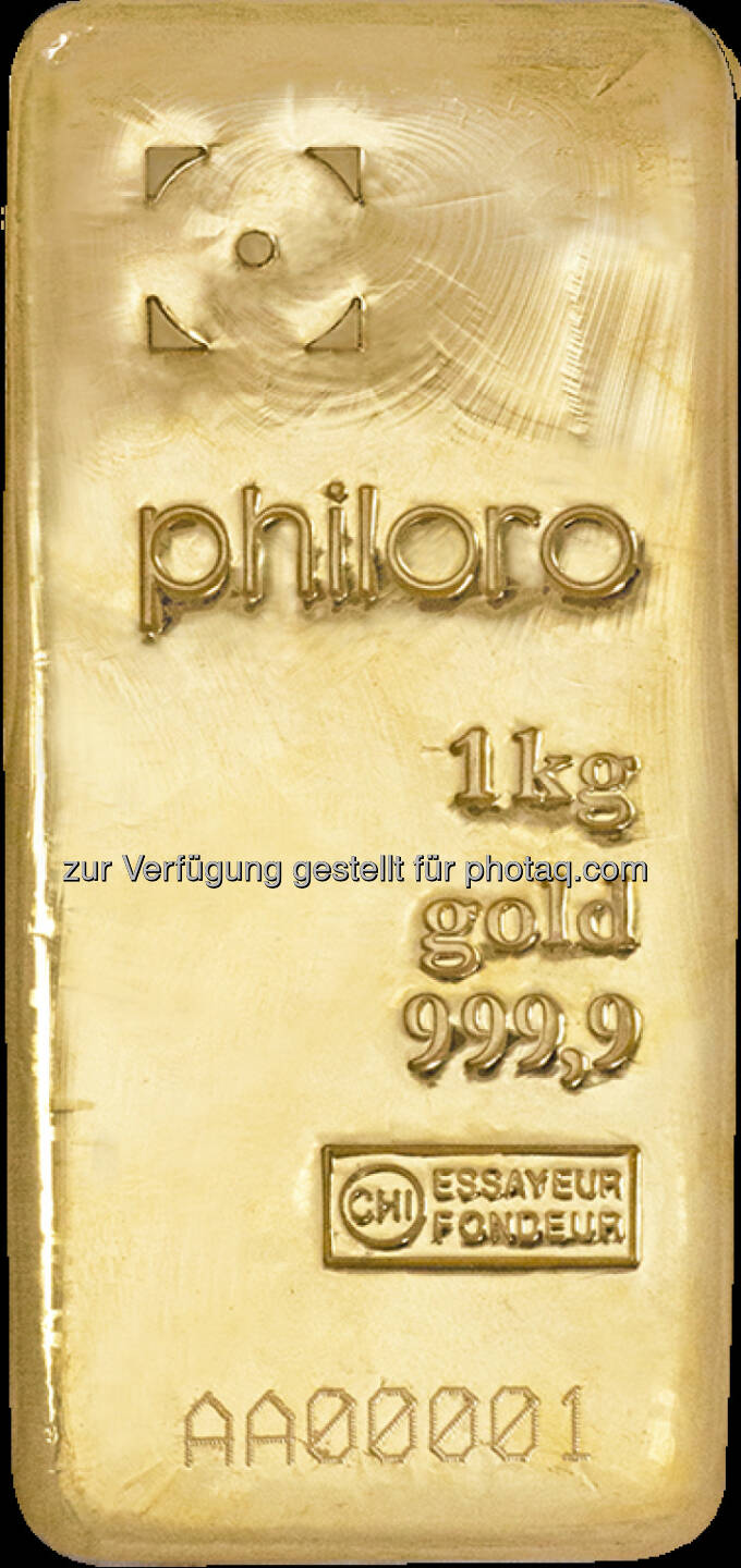 philoro bietet ab sofort eigene LBMA-zertifizierte Goldbarren an, zunächst im Angebot sind Goldbarren in den Größen, 1g, 2,5g, 5g, 10g, 20g, 1oz, 50g, 100g und 1000g. (Bild: philoro)