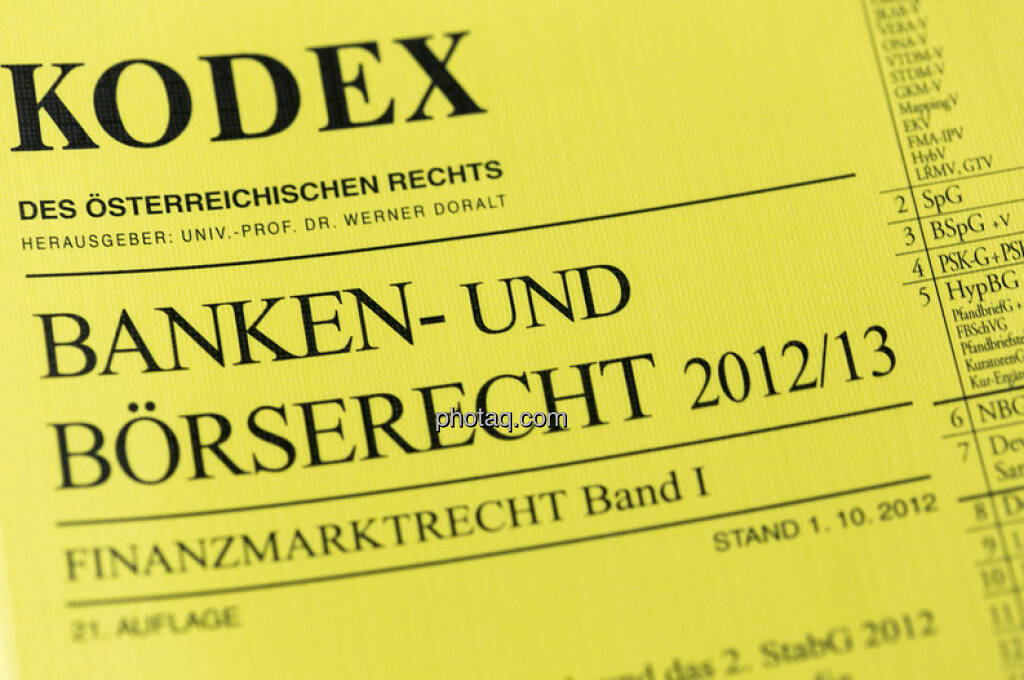Kodex Banken- und Börserecht 2013 (c) Martina Draper (05.01.2013) 