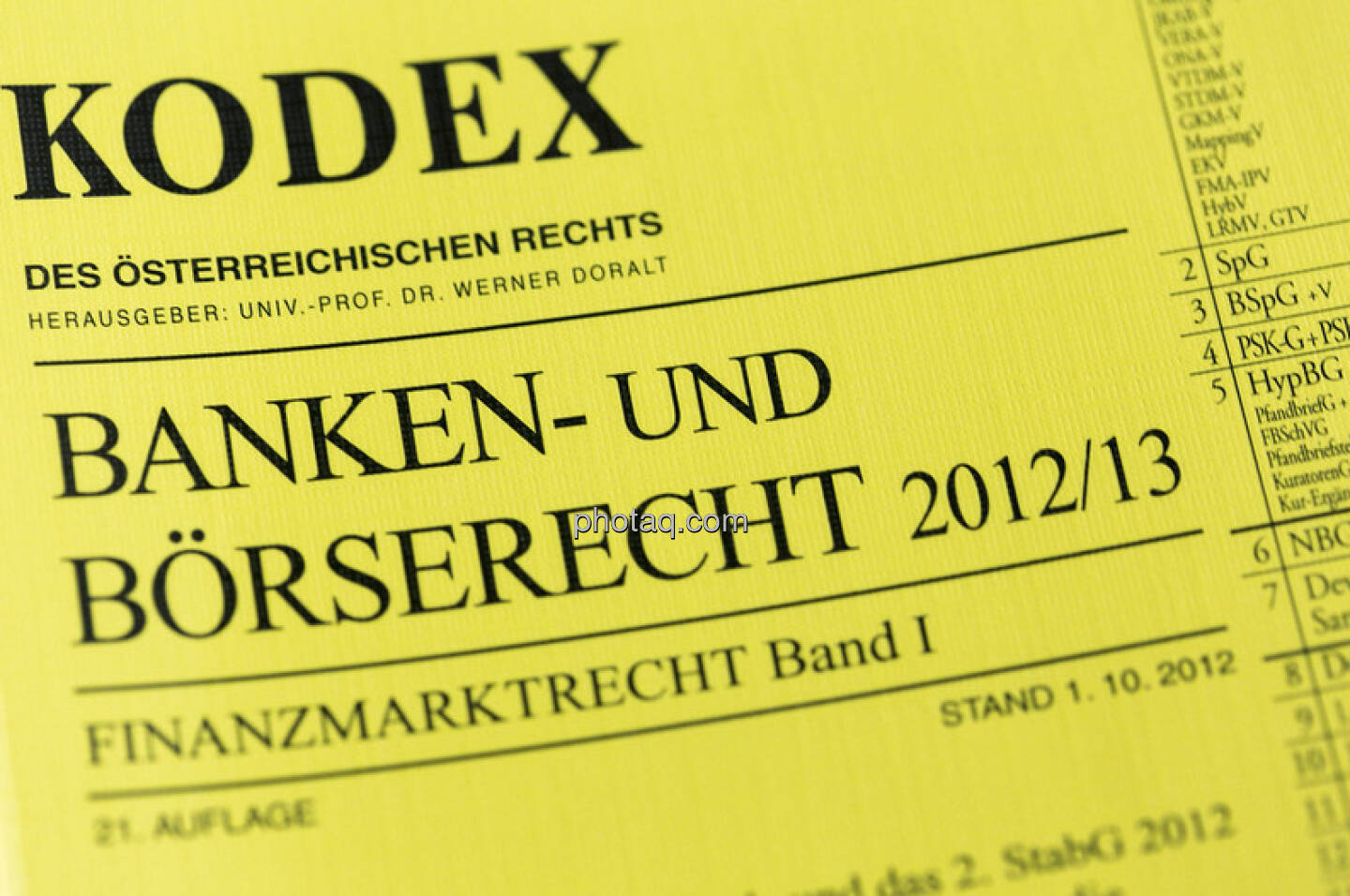 Kodex Banken- und Börserecht 2013 (c) Martina Draper