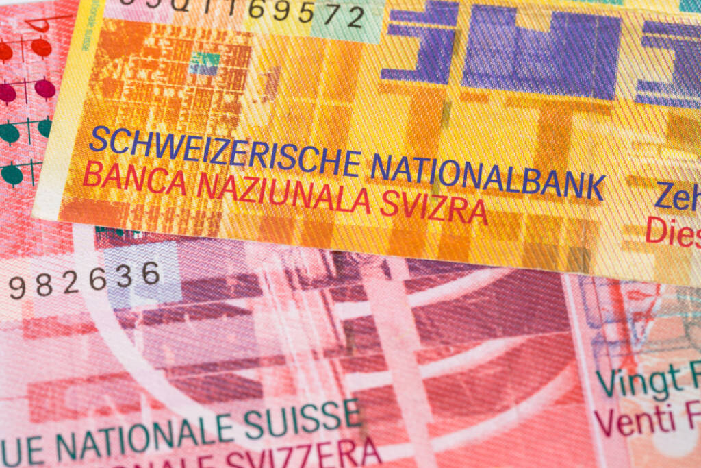 Schweizer Franken, SNB, Schweizerische Notenbank Schweiz http://www.shutterstock.com/de/pic-163896584/stock-photo-switzerland-money-swiss-franc-banknote-close-up.html (Bild: www.shutterstock.com) (29.06.2014) 