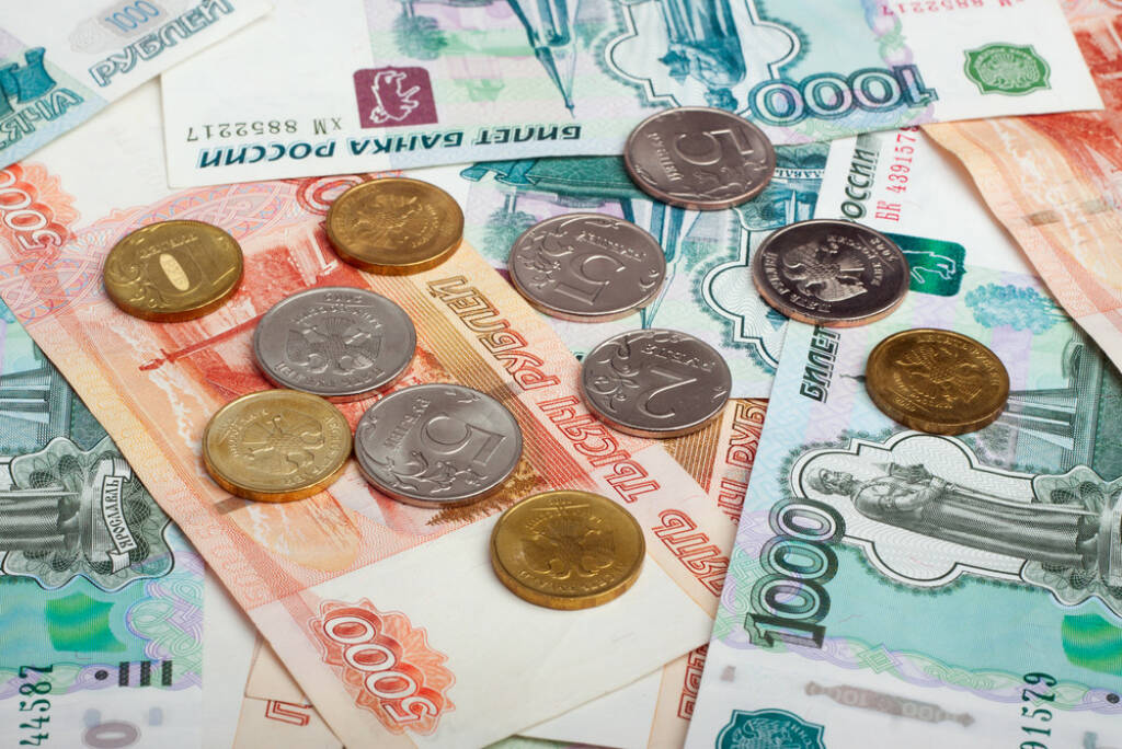 Rubel, Russland, Moskau http://www.shutterstock.com/de/pic-129396722/stock-photo-russian-currency-rouble-banknotes-and-coins.html (Bild: www.shutterstock.com) (29.06.2014) 