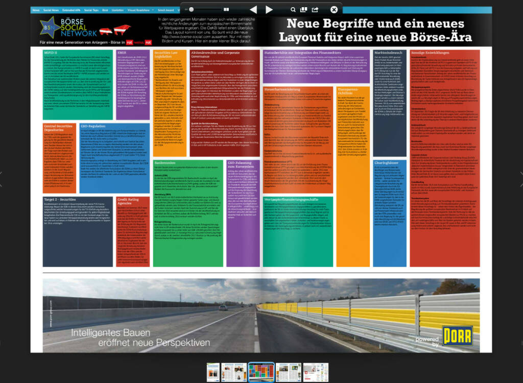 Der Blick auf die Seiten 4 und 5 ist zugleich auch ein optischer Vorbote auf die boerse-social.com nach Relaunch, Hier wird es nur mehr Bilder geben (01.07.2014) 