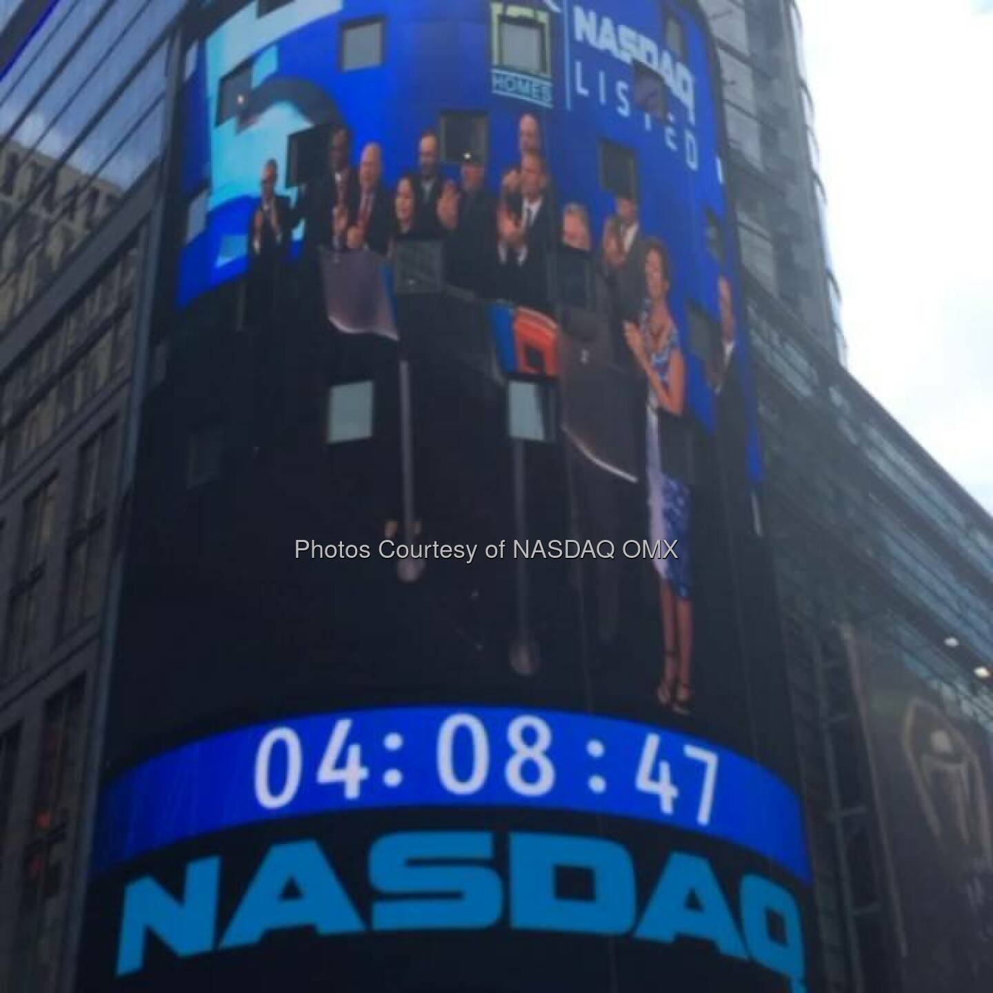 Watch the lgihomes closing bell outside on the #NASDAQ Tower! #TimesSquare #LGIH  Source: http://facebook.com/NASDAQ
