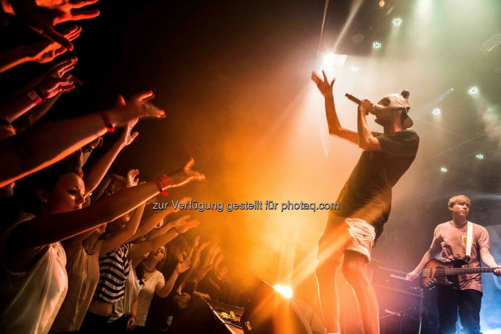 Rapper Cro rockt auf der X-Jam 2014, © Aussender (02.07.2014)