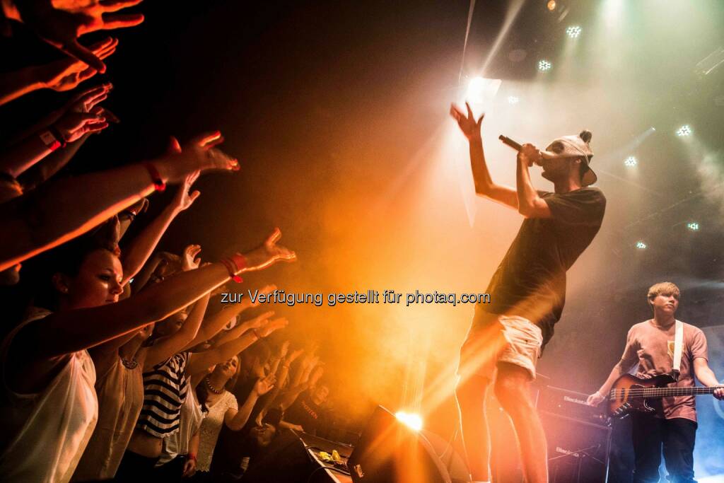 Rapper Cro rockt auf der X-Jam 2014, © Aussender (02.07.2014) 