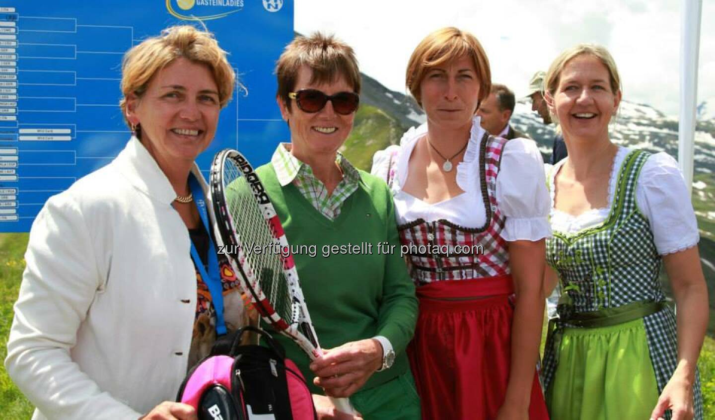 Judith Wiesner-Floimair, Annemarie Moser-Pröll, Yvonne Meusburger Flavia Pennetta, Sandra Reichel