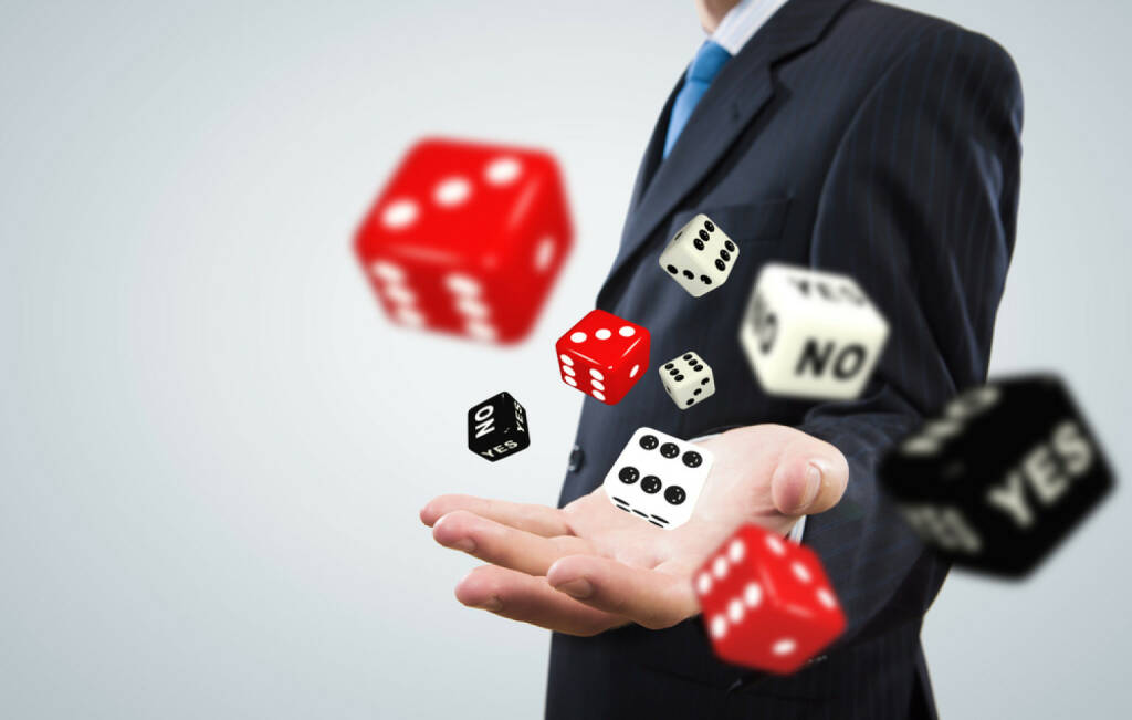 Würfel, Glück, Glücksspiel, Casino, Glücksspiel, gaming, Spiel, http://www.shutterstock.com/de/pic-169942937/stock-photo-close-up-of-businessman-throwing-dice-gambling-concept.html  (07.07.2014) 