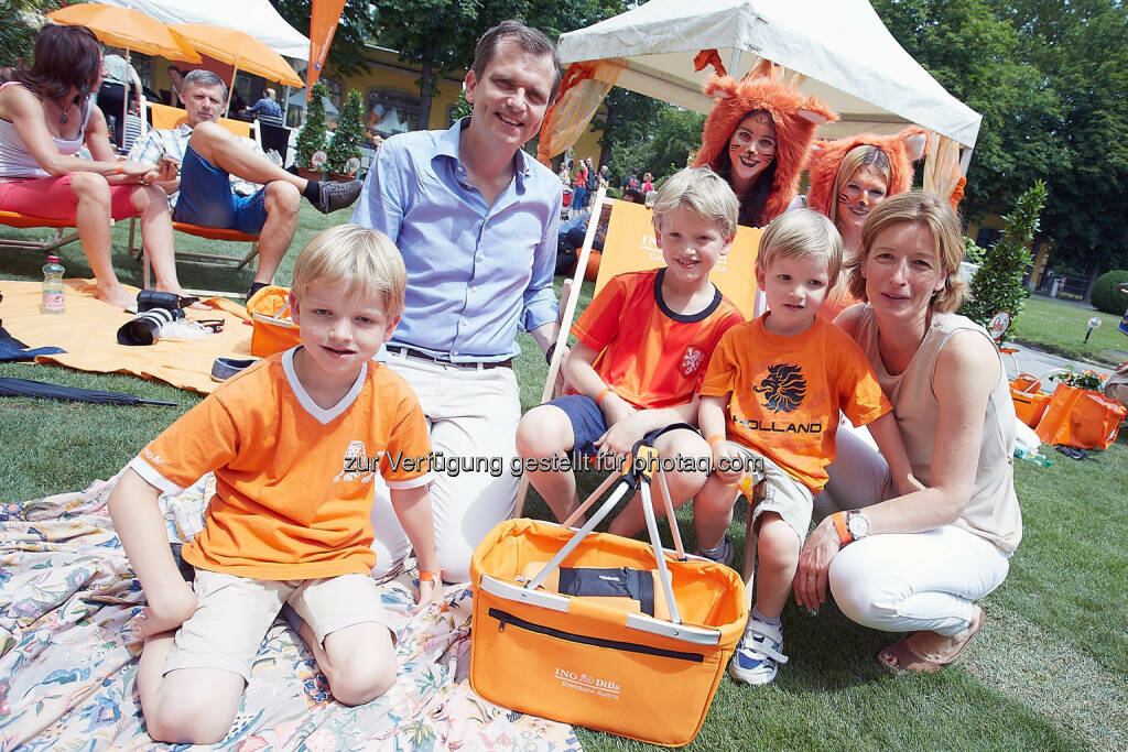 CEO Roel Huisman mit Familie (Bild: Thomas Preiss) (07.07.2014) 