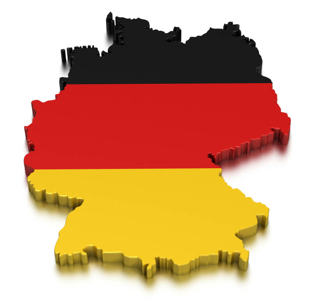 Deutschland, Schwarz, Rot, Gold, Landkarte, http://www.shutterstock.com/de/pic-159602426/stock-photo-germany.html (Bild: shutterstock.com) (09.07.2014) 