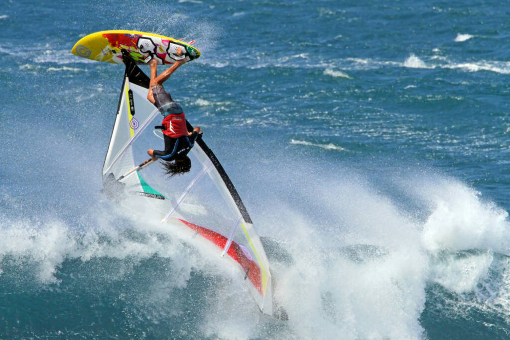 Windsurfen, Sprung, Überschlag, Wettkampf, Wasser, Meer, turbulent, stürmisch, Sport, <a href=http://www.shutterstock.com/gallery-502582p1.html?cr=00&pl=edit-00>Joe West</a> / <a href=http://www.shutterstock.com/?cr=00&pl=edit-00>Shutterstock.com</a> , Joe West / Shutterstock.com, © www.shutterstock.com (11.07.2014) 