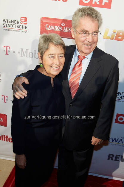 Volkshilfe Schirmfrau Margit Fischer, Bundespräsident Heinz Fischer, © Volkshilfe Österreich/APA-Fotoservice/Preiss (11.07.2014) 