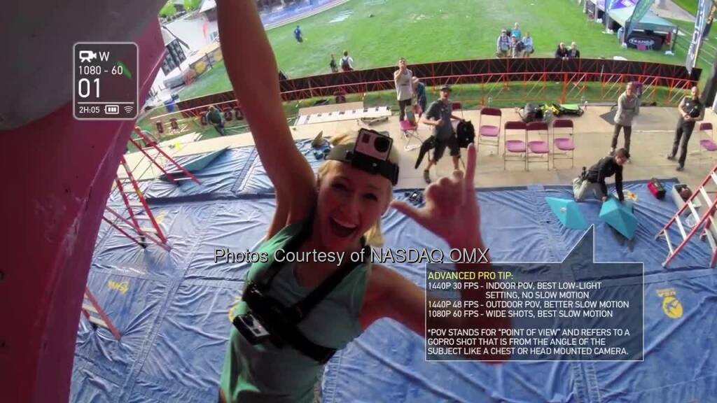 GoPro Athlete Tips and Tricks! Sierra Blair-Coyle demonstrates her favorite mounts and shooting modes for climbing.  Source: http://facebook.com/gopro (12.07.2014) 