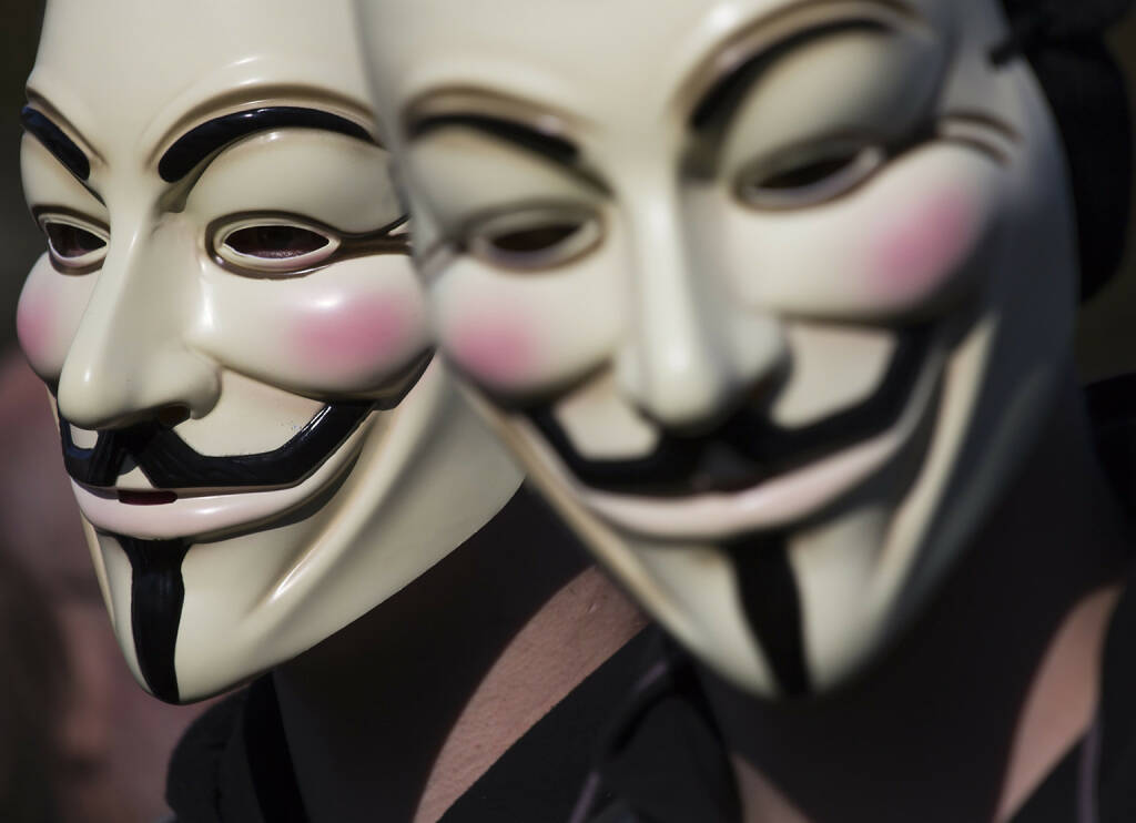 Anonymous , Occupy, Guy Fawkes Maske, <a href=http://www.shutterstock.com/gallery-169246p1.html?cr=00&pl=edit-00>Rob Kints</a> / <a href=http://www.shutterstock.com/?cr=00&pl=edit-00>Shutterstock.com</a> (18.07.2014) 