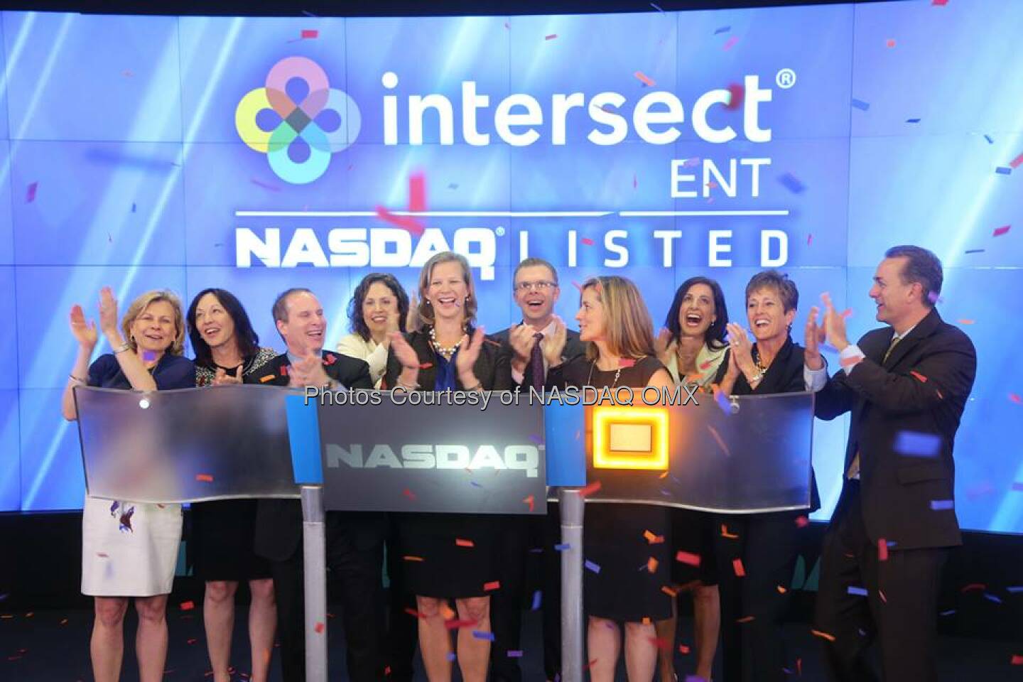 Great photos of Intersect ENT celebrating its #IPO by ringing the #NASDAQ Opening Bell! #dreamBIG $XENT  Source: http://facebook.com/NASDAQ