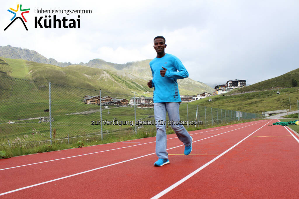 Lemawork Ketema, der Gewinner des Wings for Life Worldrun nützt das Höhentraining im Kühtai zur Vorbereitung auf anstehende Marathons und möchte sich mit einer Zielzeit von 2:14 Stunden beim Graz-Marathon für die Olympischen Spiele 2016 qualifizieren (c) Aussendung, © Aussendung checkfelix (29.07.2014) 